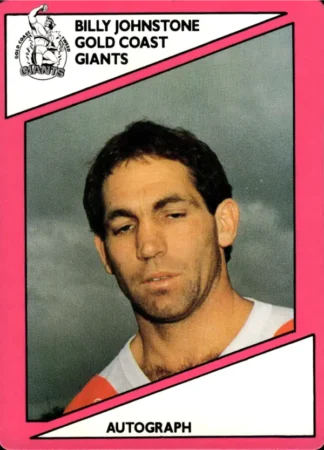 1988 Scanlens Common Card - Base 124 Billy Johnstone Gold Coast Giants