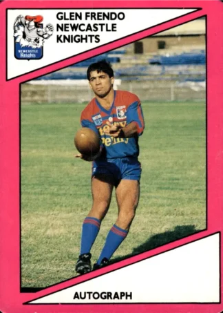 1988 Scanlens Common Card - Base 133 Glen Frendo Newcastle Knights