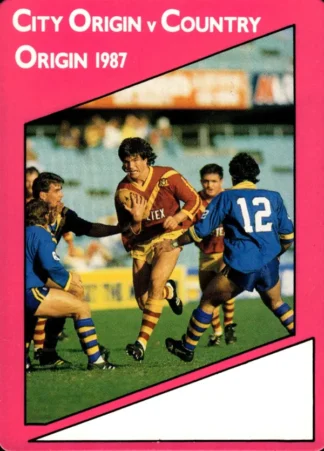 1988 Scanlens Common Card - Base 137 City Origin vs Country