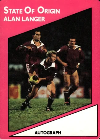 1988 Scanlens Common Card - Base 138 Alan Langer QLD Maroons