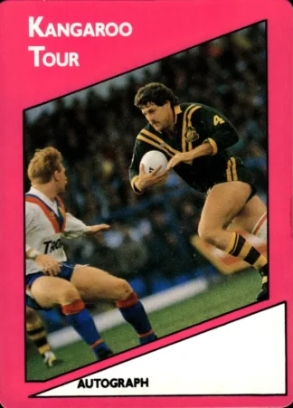 1988 Scanlens Common Card - Base 141 Kangaroo Tour