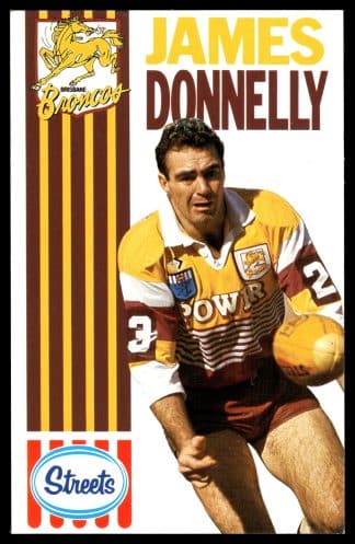 1990 Streets Brisbane Broncos - 04 James Donnelly