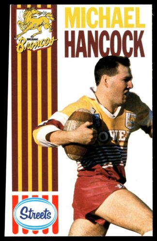 1990 Streets Brisbane Broncos - 06 Michael Hancock