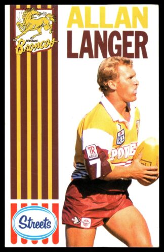 1990 Streets Brisbane Broncos - 10 Allan Langer