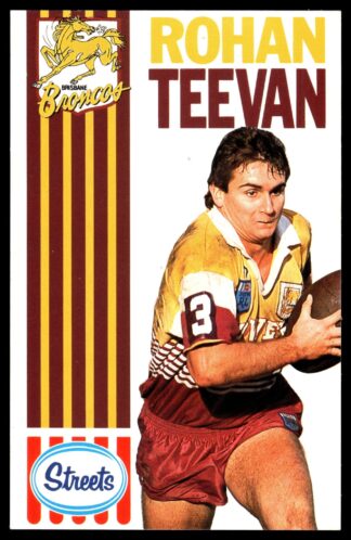 1990 Streets Brisbane Broncos - 18 Rohan Teevan
