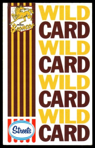 1990 Streets Brisbane Broncos - 22 Wildcard