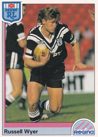 1992 Regina Common Card - Base 003 Russell Wyer Western Suburbs Magpies