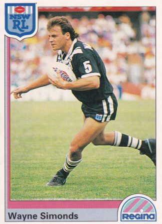 1992 Regina Common Card - Base 008 Wayne Simonds Western Suburbs Magpies