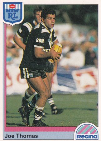 1992 Regina Common Card - Base 010 Joe Thomas Western Suburbs Magpies