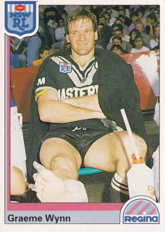 1992 Regina Common Card - Base 011 Graeme Wynn Western Suburbs Magpies