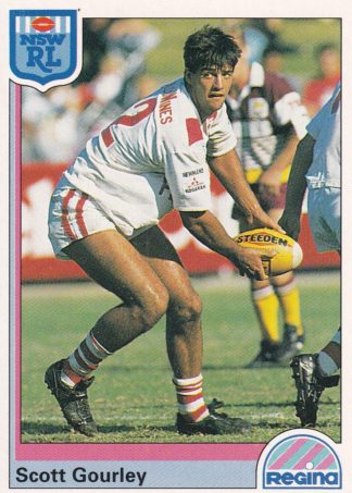 1992 Regina Common Card - Base 018 Scott Gourley St George Dragons