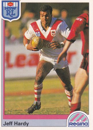 1992 Regina Common Card - Base 019 Jeff Hardy St George Dragons