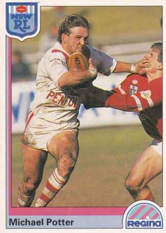 1992 Regina Common Card - Base 021 Michael Potter St George Dragons