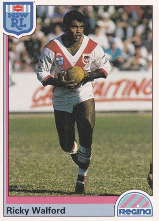 1992 Regina Common Card - Base 022 Ricky Walford St George Dragons