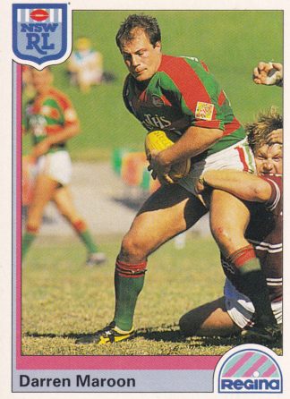 1992 Regina Common Card - Base 028 Darren Maroon South Sydney Rabbitohs