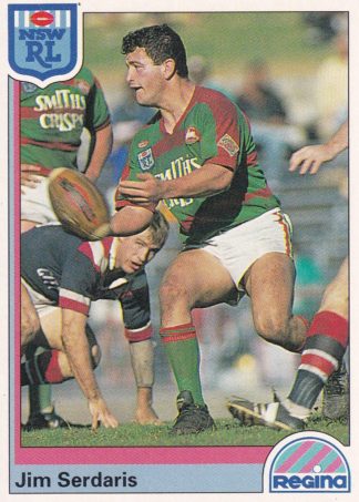 1992 Regina Common Card - Base 030 Jim Serdaris South Sydney Rabbitohs