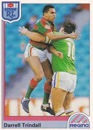 1992 Regina Common Card - Base 032 Darrell Trindall South Sydney Rabbitohs