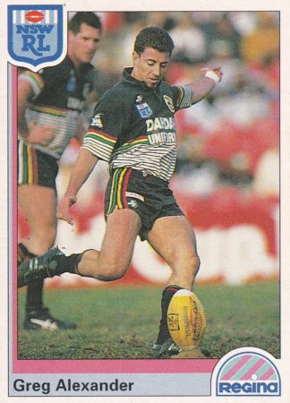 1992 Regina Common Card - Base 033 Greg Alexander Penrith Panthers