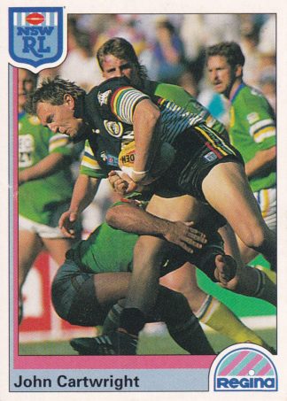 1992 Regina Common Card - Base 035 John Cartwright Penrith Panthers