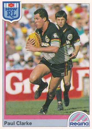 1992 Regina Common Card - Base 036 Paul Clarke Penrith Panthers