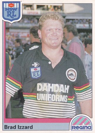 1992 Regina Common Card - Base 040 Brad Izzard Penrith Panthers