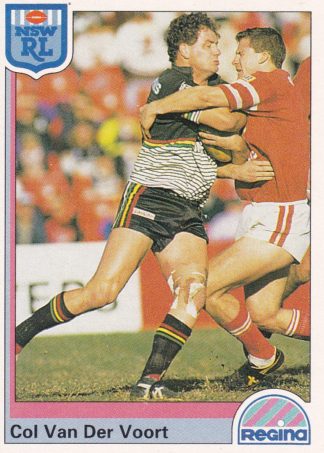 1992 Regina Common Card - Base 043 Col Van Der Voort Penrith Panthers