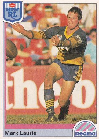 1992 Regina Common Card - Base 051 Mark Laurie Parramatta Eels
