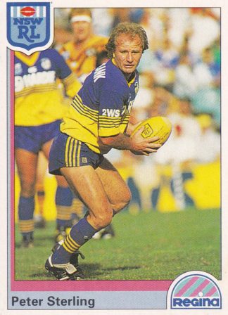 1992 Regina Common Card - Base 054 Peter Sterling Parramatta Eels