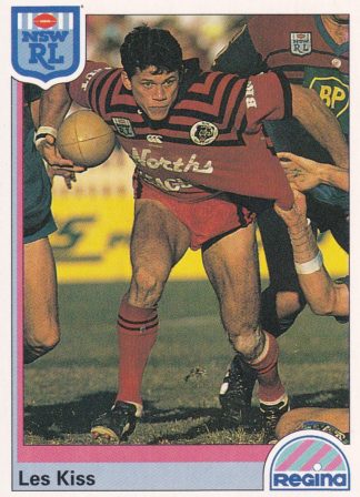 1992 Regina Common Card - Base 060 Les Kiss North Sydney Bears