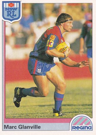 1992 Regina Common Card - Base 068 Marc Glanville Newcastle Knights