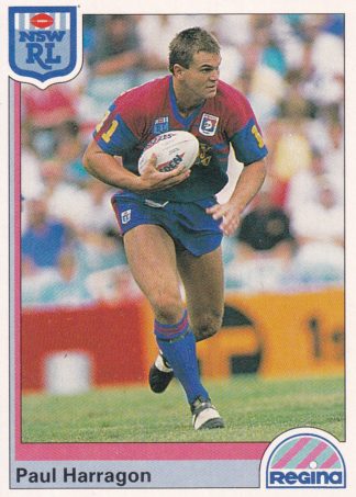 1992 Regina Common Card - Base 071 Paul Harragon Newcastle Knights