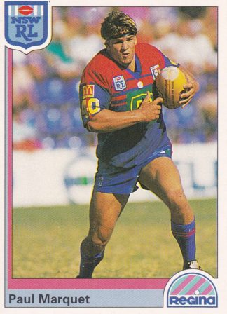 1992 Regina Common Card - Base 073 Paul Marquet Newcastle Knights