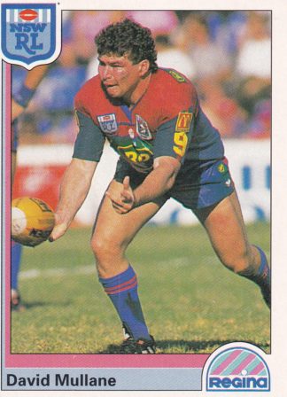 1992 Regina Common Card - Base 074 David Mullane Newcastle Knights