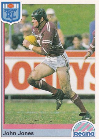 1992 Regina Common Card - Base 082 John Jones Manly Sea Eagles
