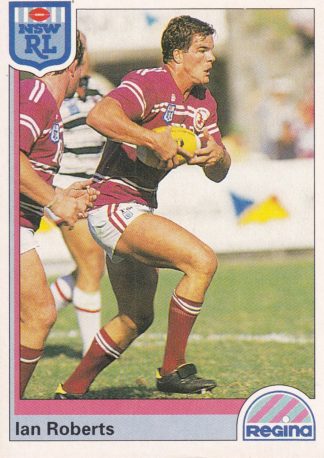1992 Regina Common Card - Base 086 Ian Roberts Manly Sea Eagles
