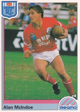 1992 Regina Common Card - Base 089 Alan McIndoe Illawarra Steelers