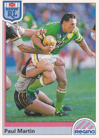 1992 Regina Common Card - Base 104 Paul Martin Gold Coast Seagulls