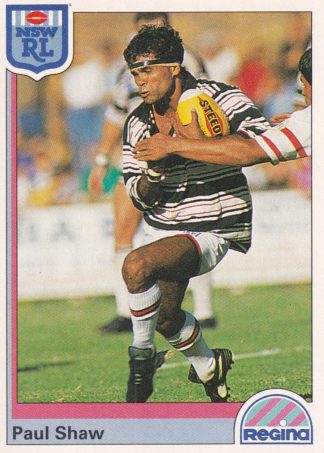 1992 Regina Common Card - Base 108 Paul Shaw Gold Coast Seagulls