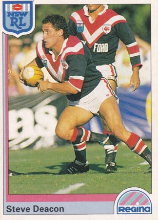 1992 Regina Common Card - Base 111 Steve Deacon Eastern Suburbs Roosters