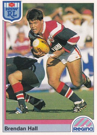 1992 Regina Common Card - Base 114 Brendan Hall Eastern Suburbs Roosters