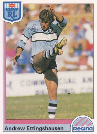 1992 Regina Common Card - Base 123 Andrew Ettingshausen Cronulla Sharks