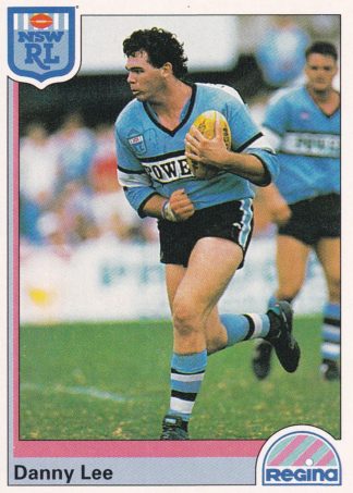 1992 Regina Common Card - Base 124 Danny Lee Cronulla Sharks