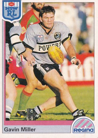 1992 Regina Common Card - Base 127 Gavin Miller Cronulla Sharks