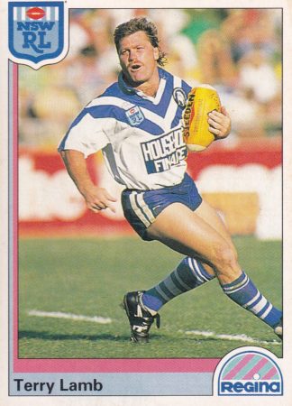 1992 Regina Common Card - Base 133 Terry Lamb Canterbury Bulldogs