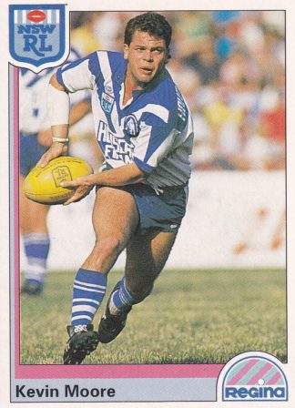 1992 Regina Common Card - Base 137 Kevin Moore Canterbury Bulldogs