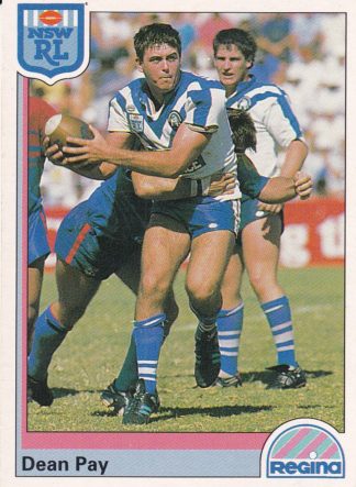 1992 Regina Common Card - Base 138 Dean Pay Canterbury Bulldogs