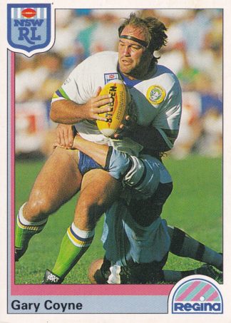 1992 Regina Common Card - Base 145 Gary Coyne Canberra Raiders