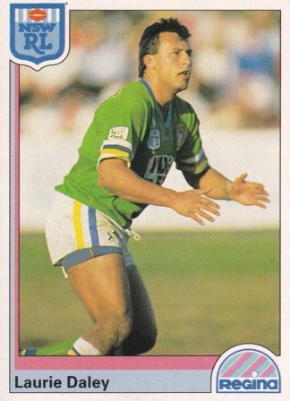 1992 Regina Common Card - Base 147 Laurie Daley Canberra Raiders