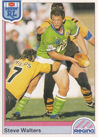 1992 Regina Common Card - Base 151 Steve Walters Canberra Raiders