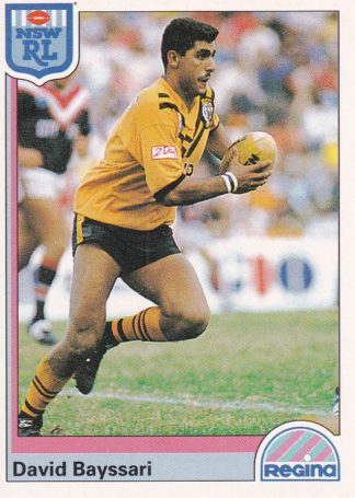 1992 Regina Common Card - Base 164 David Bayssari Balmain Tigers